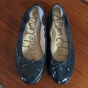 Sam Edelman Glossy Navy Flats